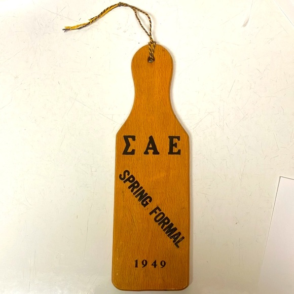 Vintage Boston University 1949 Sigma Alpha Epsilon Spring Formal Paddle - Picture 3 of 4